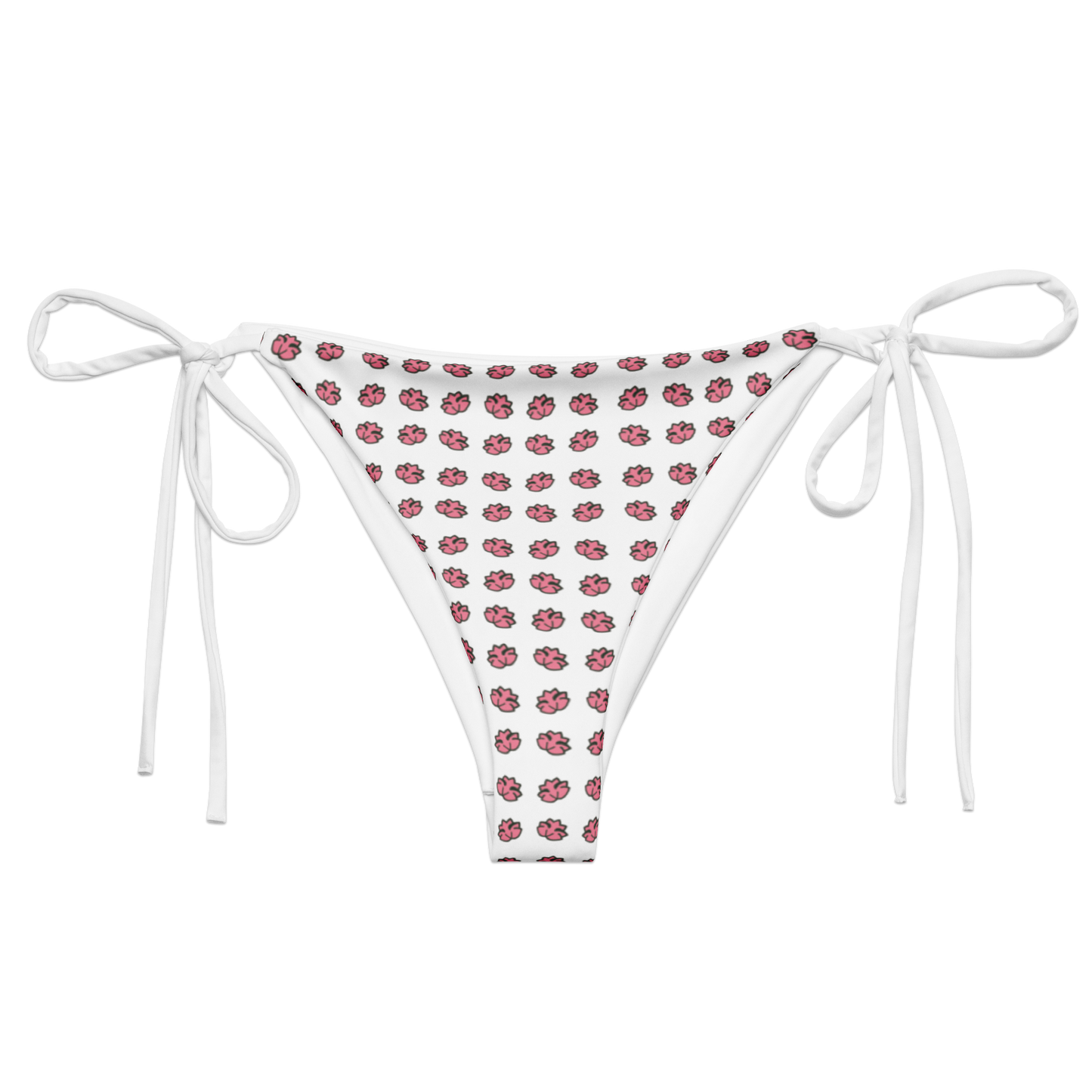 Lotus Garden string bikini bottom