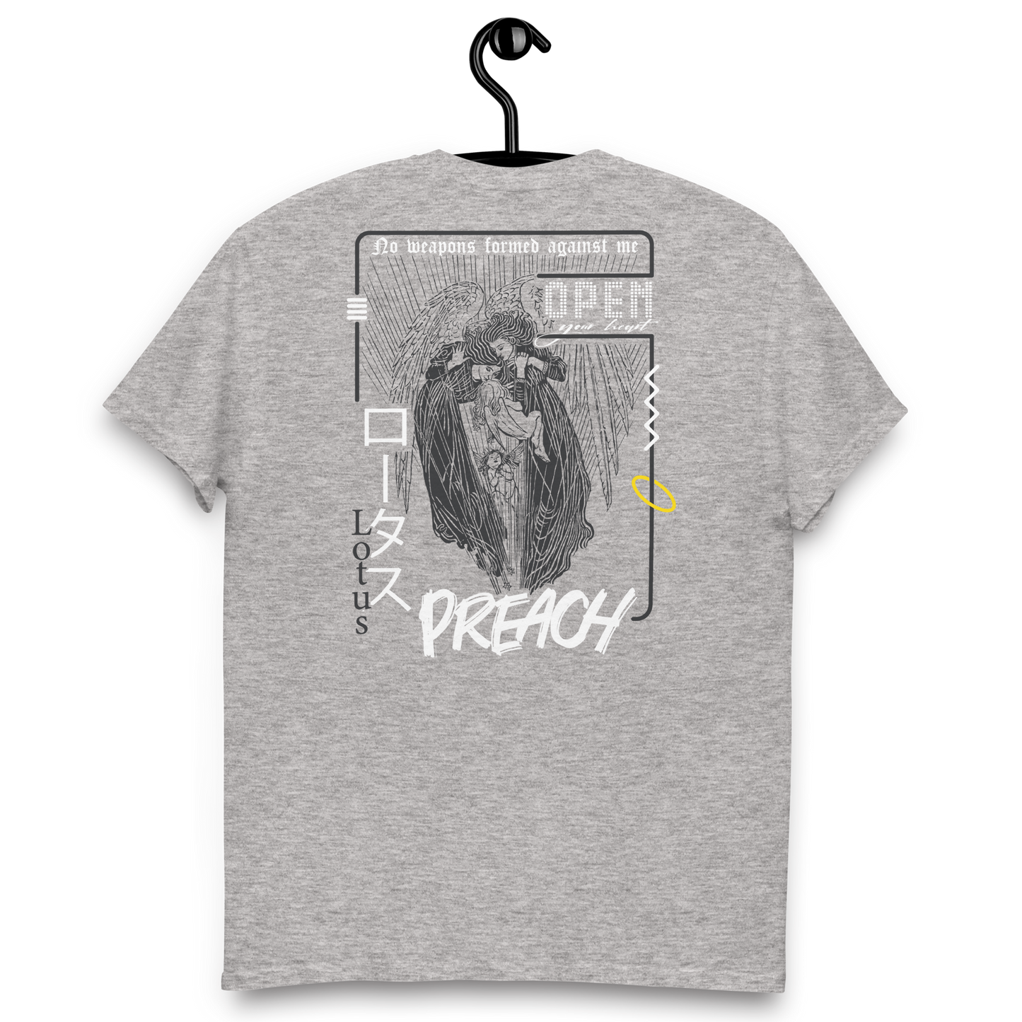 Peach B/W tee